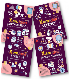 Xam idea CBSE Set of 4 Books Mathematics, Science, Social Science and English Class 9 | Latest Edition